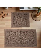 Kit Tapis de Bain Taupe - Harlem