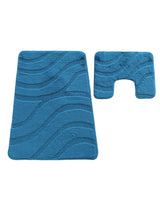 Kit Tapis de Bain Turquoise - Cordova