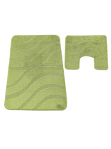 Kit Tapis de Bain Vert Anis - Cordova