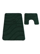 Kit Tapis de Bain Vert Forêt - Cordova