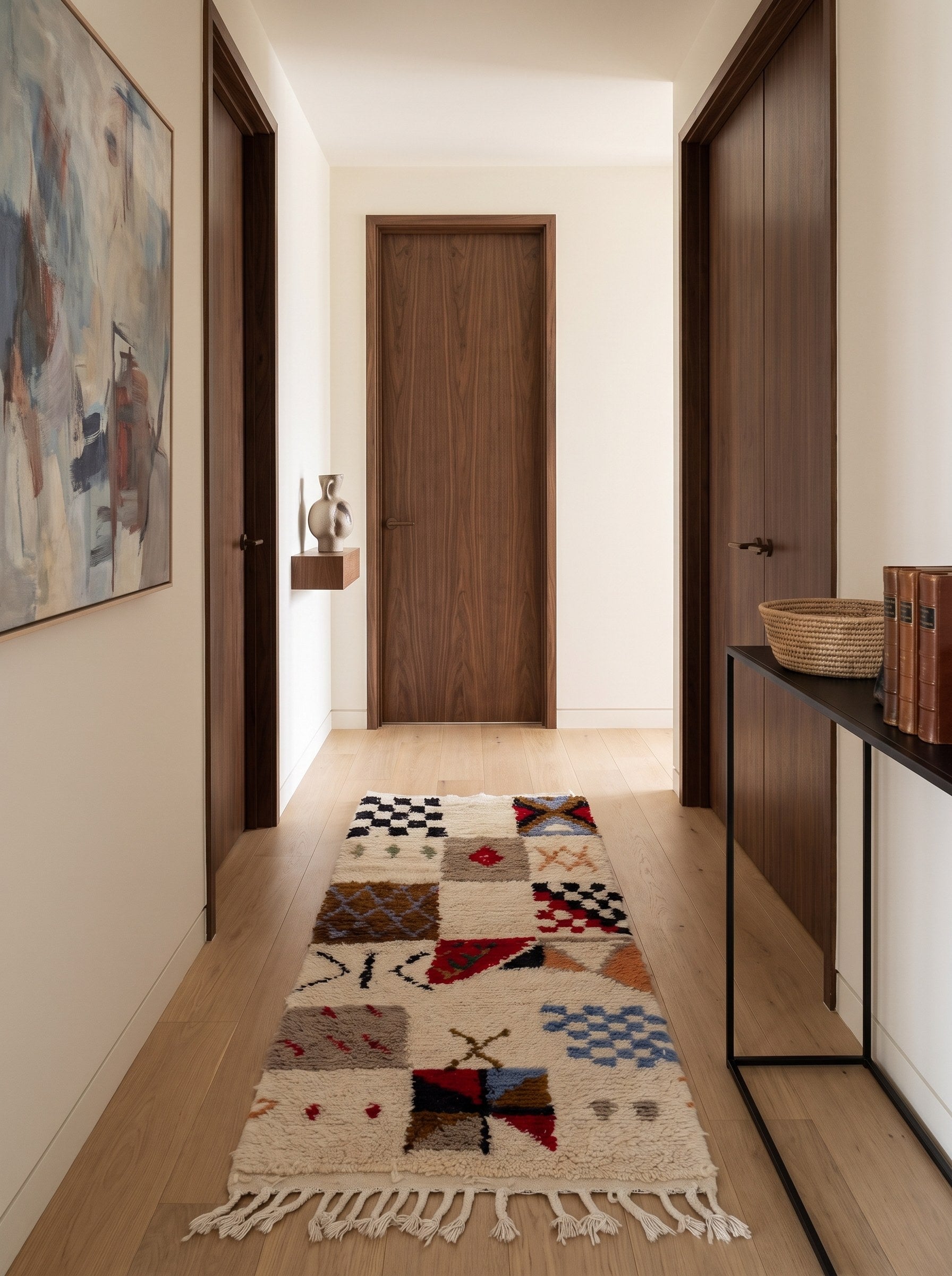 Berber-Läufer Azilal-Stil Bunt - Hazmoud