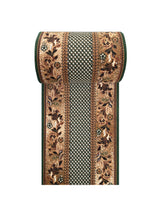 Tapis de Cuisine Oriental Vert & Beige - Valore