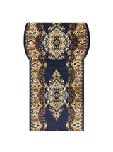 Tapis Escalier Oriental Bleu Marine & Caramel - Valore