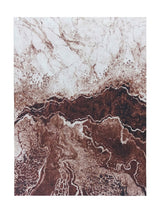 Tapis Lavable Moderne Marron Doré - Terrazzo