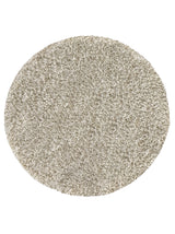 Tapis Lavable Rond Shaggy Écru - Sahel