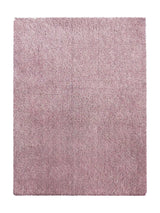 Tapis Lavable Shaggy Rose Poudré - Sahel
