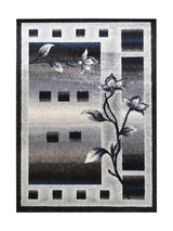Tapis Moderne Gris et Bleu - Dante N°02
