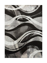 Tapis Moderne Gris et Noir - Dante