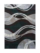 Tapis Moderne Gris et Vert - Dante