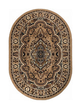 Tapis Ovale Oriental Caramel & Marron - Valore