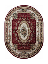 Tapis Ovale Oriental Rouge - Riviera N°04