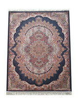 Tapis Persan Bleu Marine - Isfahan N°04