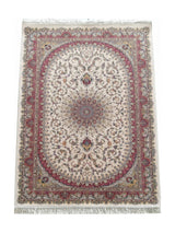 Tapis Persan Crème et Rouge - Isfahan N°02