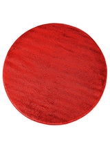 Tapis Rond Uni Rouge - Ravello
