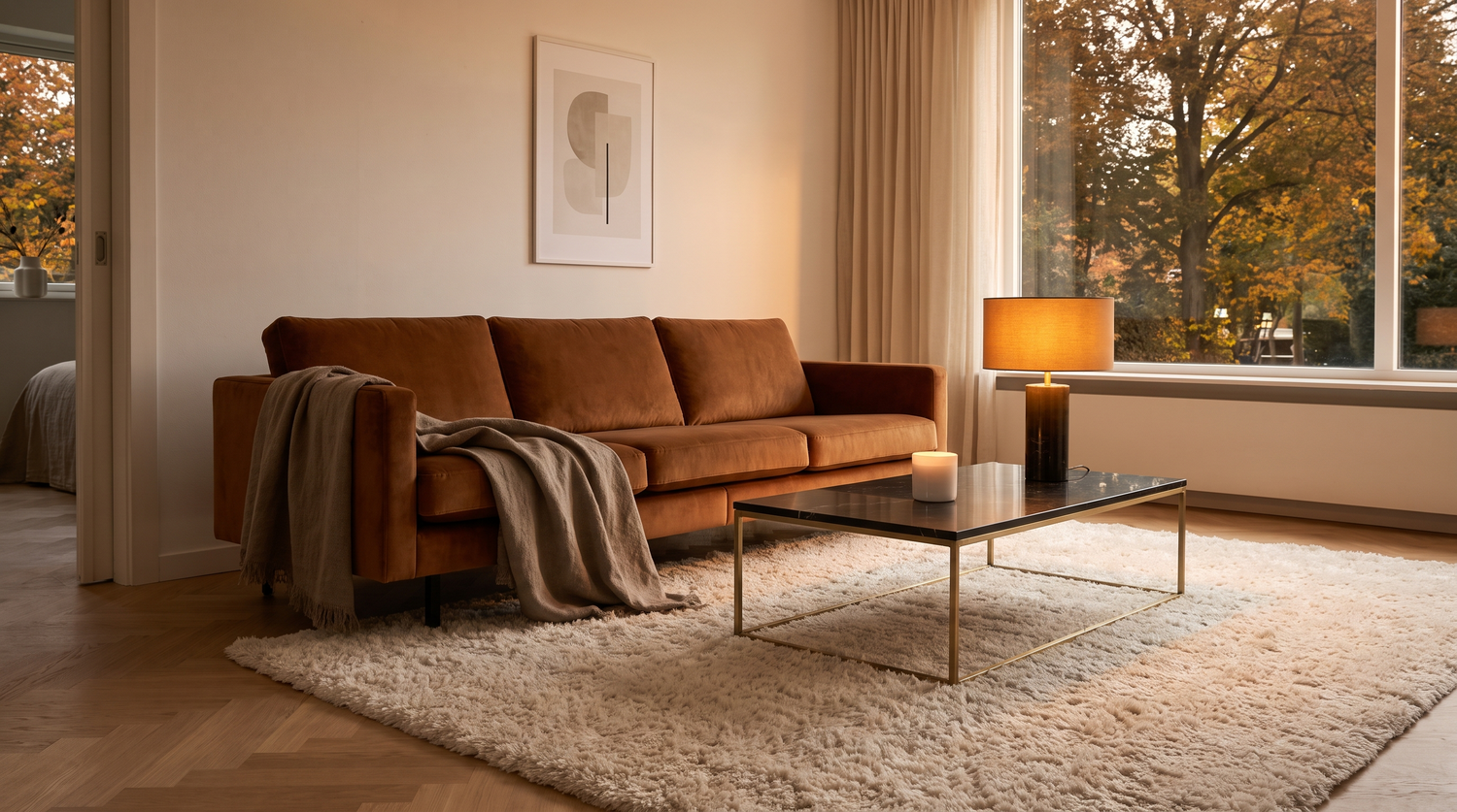 Tendances tapis automne-hiver 2026 : cocooning shaggy et chauffage au sol