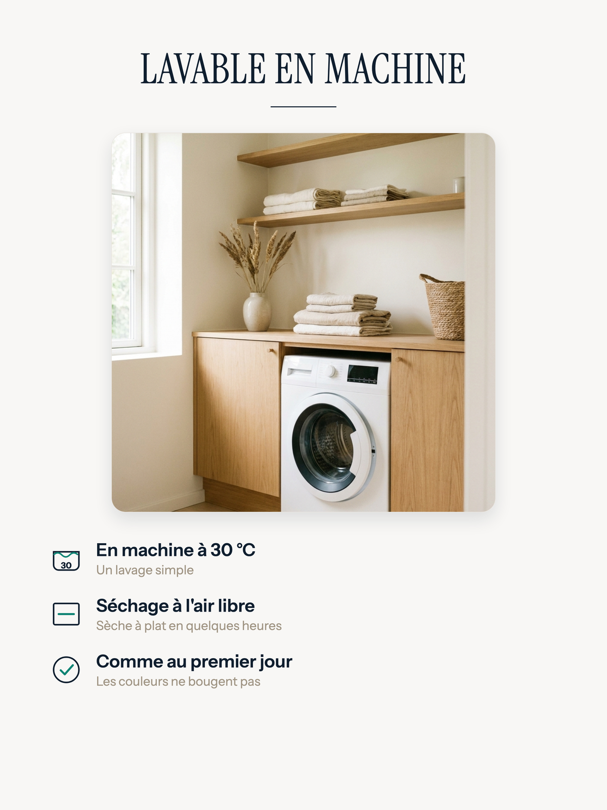 Casemira rug machine washable at 30°C, air dry flat, colours that stay true wash after wash