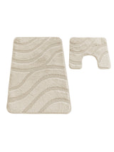 Kit Tapis de Bain Blanc Ivoire - Cordova
