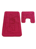 Kit Tapis de Bain Bordeaux - Cordova N°2