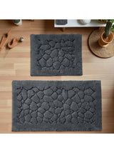 Kit Tapis de Bain Graphite - Harlem