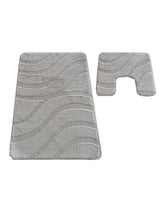 Kit Tapis de Bain Gris Perle - Cordova