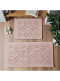 Kit Tapis de Bain Rose Poudré - Harlem