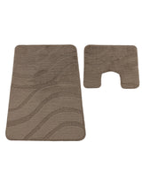 Kit Tapis de Bain Taupe - Cordova