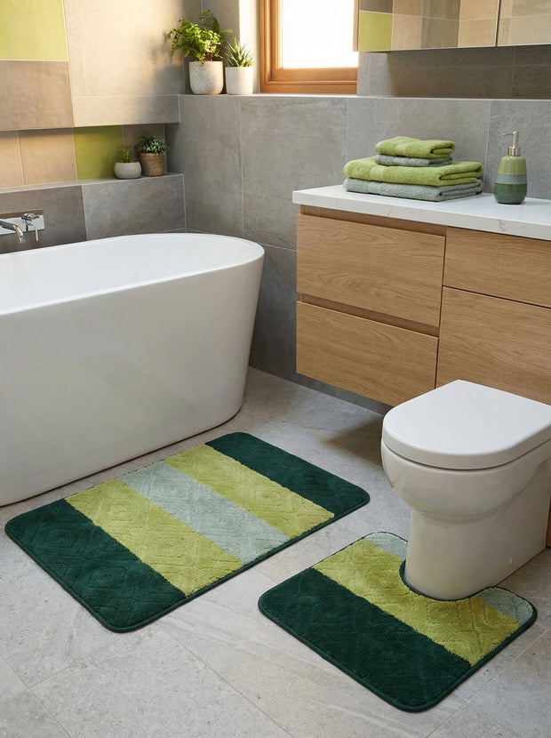 Badematten-Set Grün - Cordova Nr. 9
