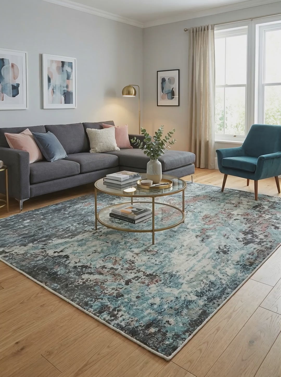 Charger la vidéo : Tapis Viscose - Castelo