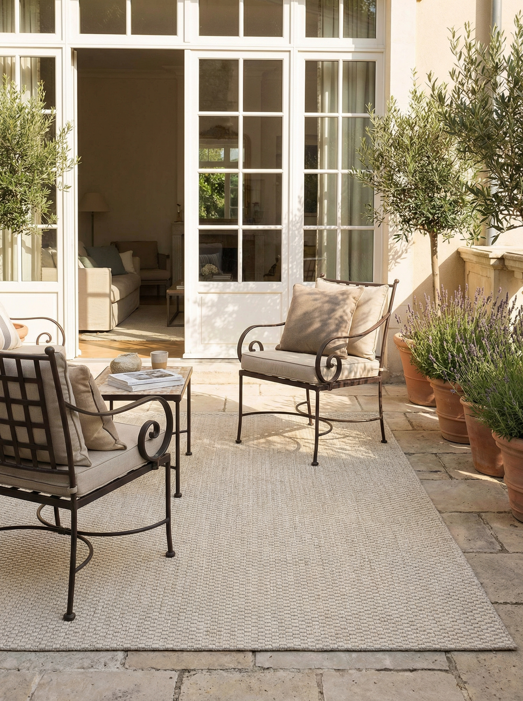 Tapis Extérieur Beige Naturel - Soléa