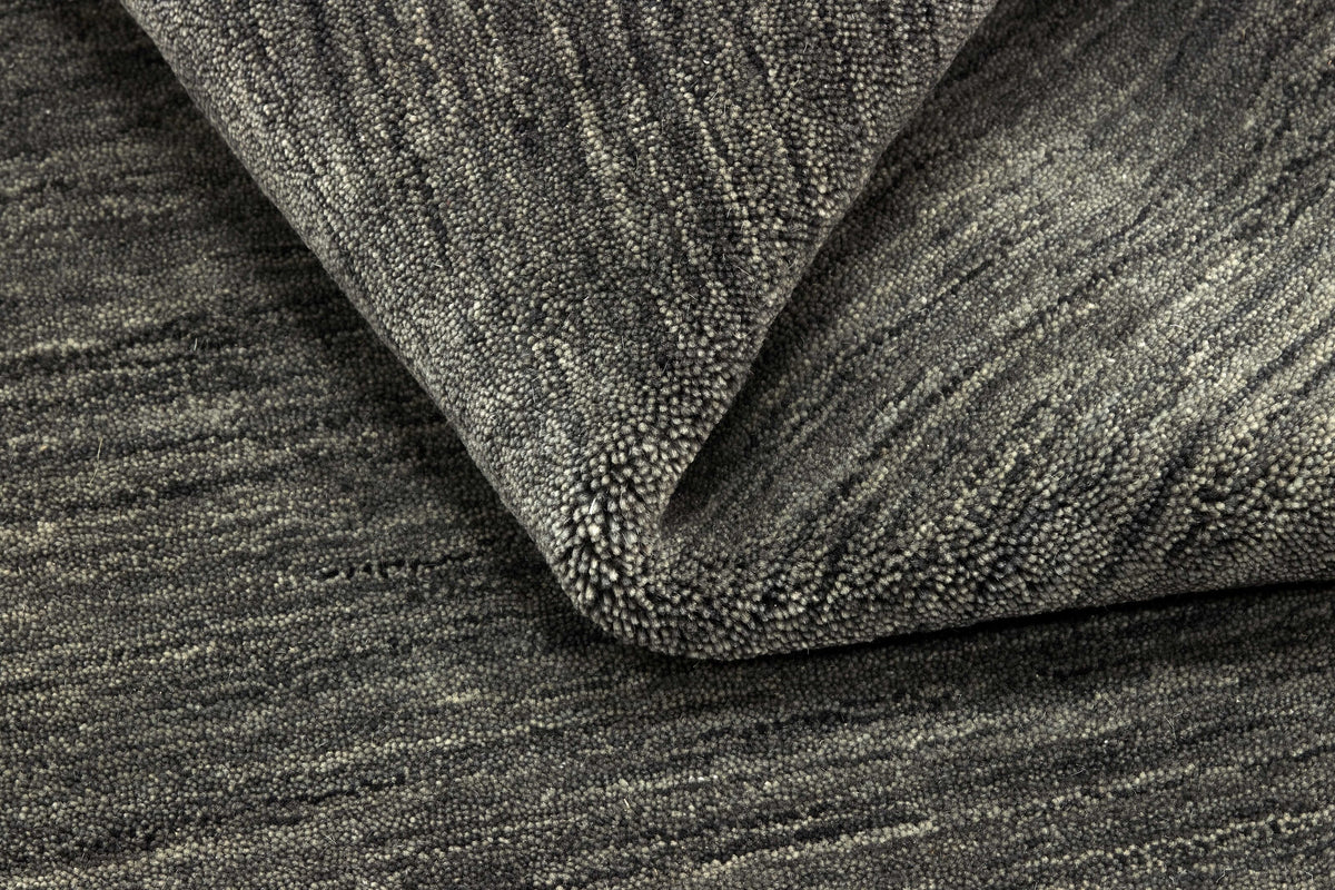 Wollteppich Anthrazitgrau - Filato, Nahaufnahme des Materials