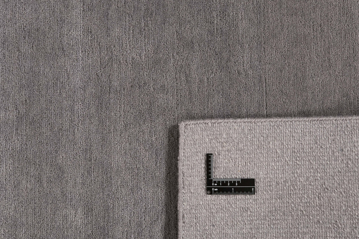 Wollteppich Betongrau - Velluto, Nahaufnahme der Textur