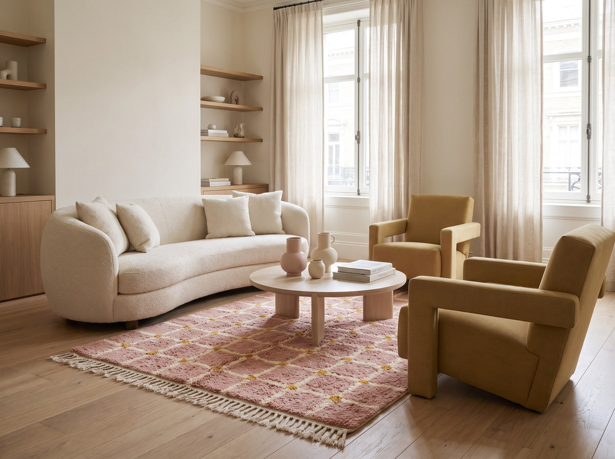 Style déco : intérieur de caractère. Ambiance : lumière naturelle. Pièce : salon