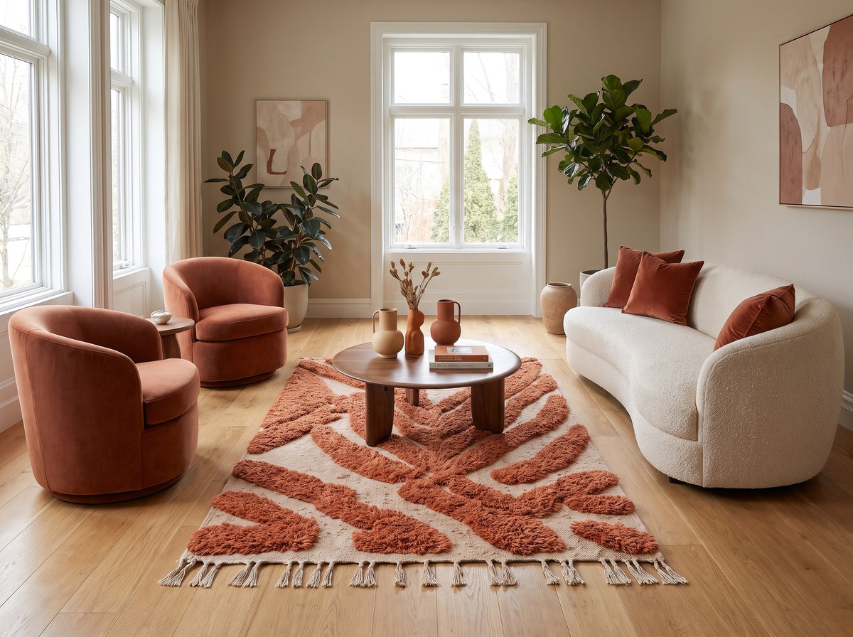 Style déco : intérieur de caractère. Ambiance : lumière naturelle. Pièce : salon
