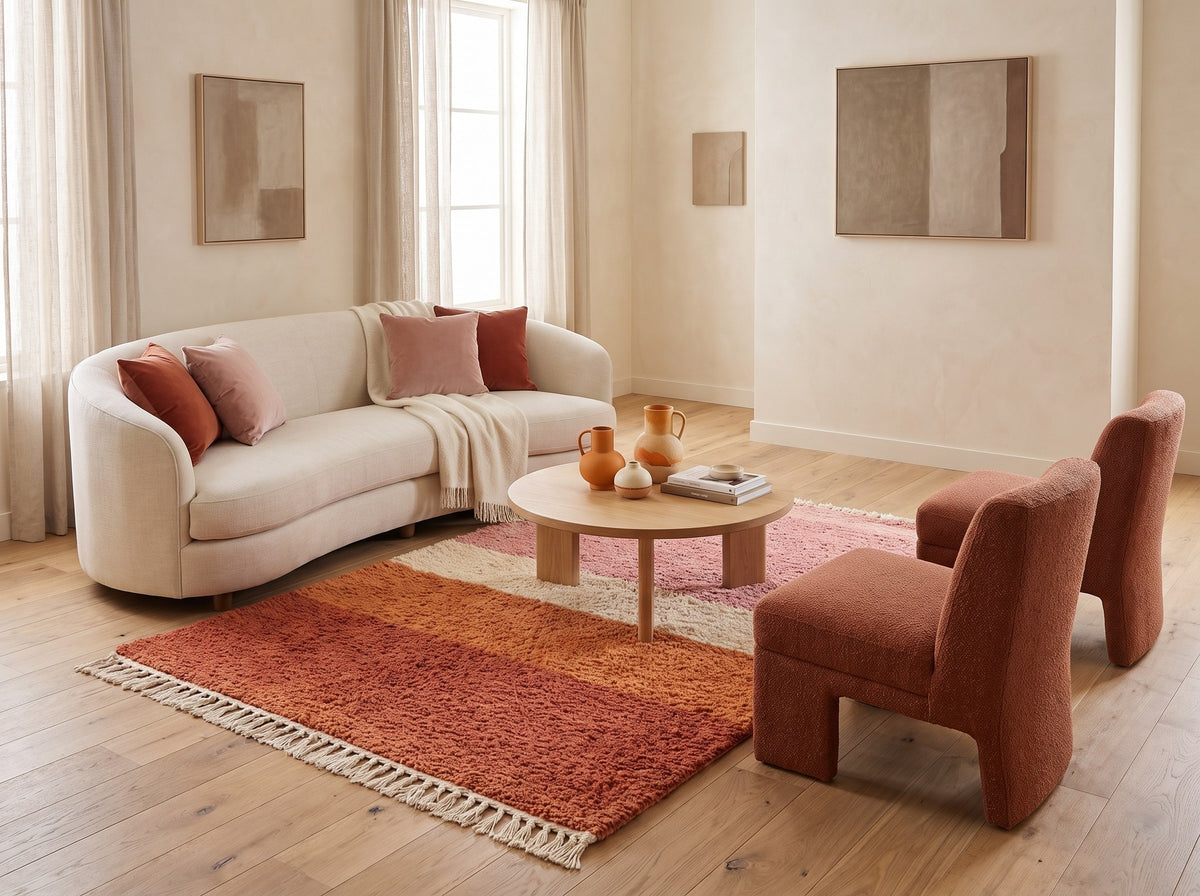 Style déco : intérieur de caractère. Ambiance : lumière naturelle. Pièce : salon