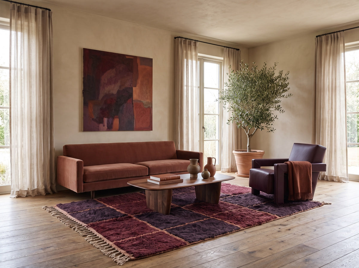 Style déco : intérieur de caractère. Ambiance : lumière naturelle. Pièce : salon