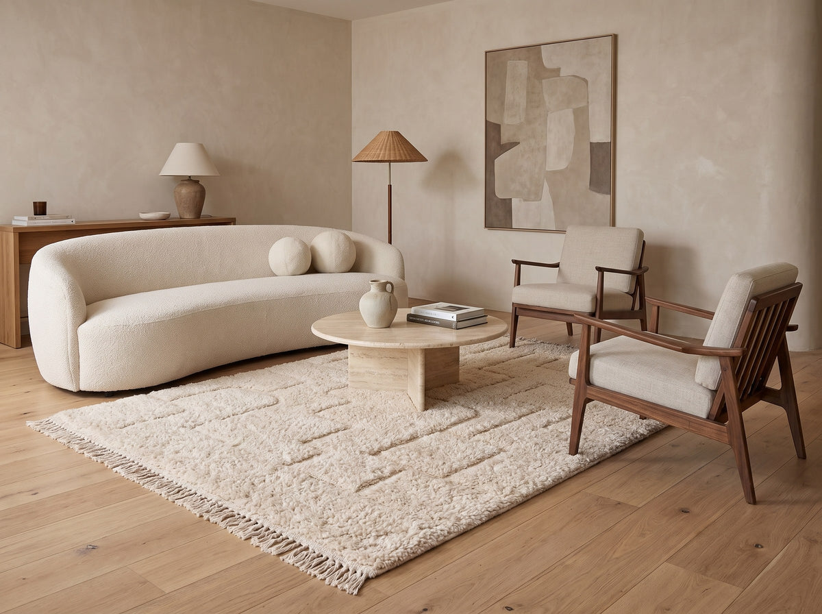 Style déco : intérieur de caractère. Ambiance : lumière naturelle. Pièce : salon