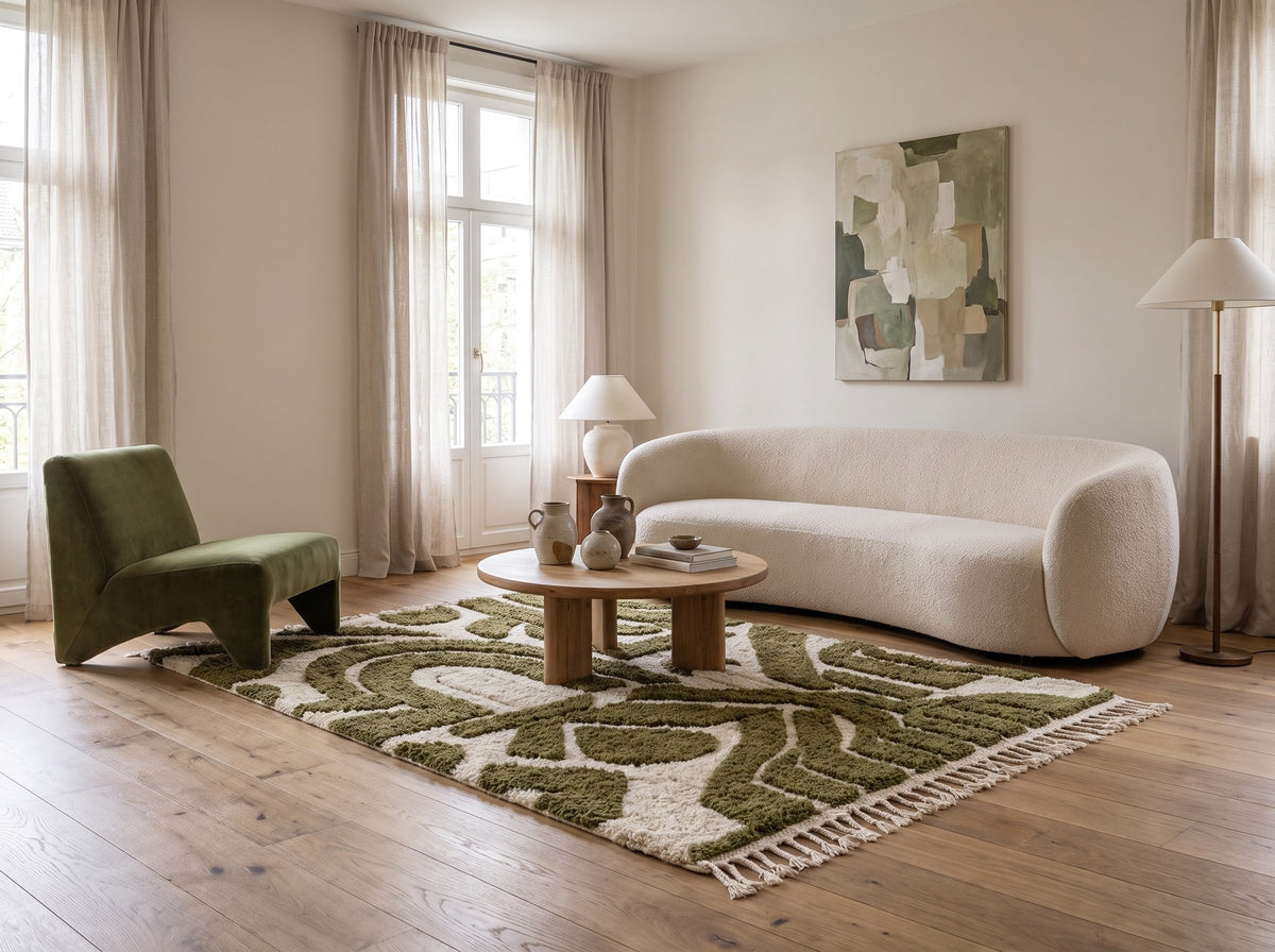 Style déco : intérieur de caractère. Ambiance : lumière naturelle. Pièce : salon