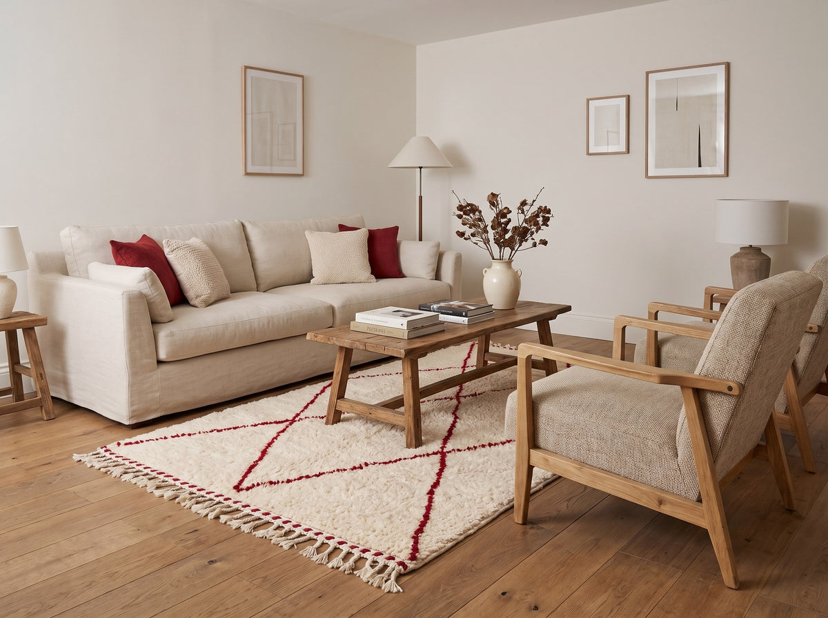 Style déco : intérieur de caractère. Ambiance : lumière naturelle. Pièce : salon