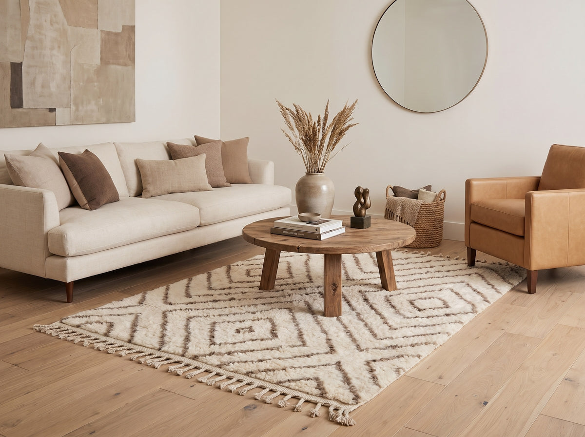 Style déco : intérieur de caractère. Ambiance : lumière naturelle. Pièce : salon