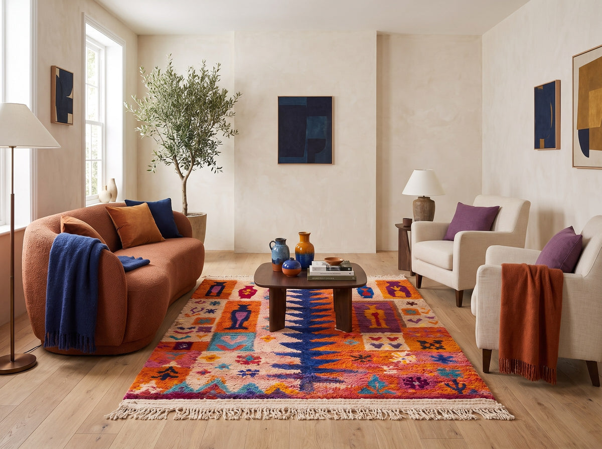 Style déco : intérieur de caractère. Ambiance : lumière naturelle. Pièce : salon
