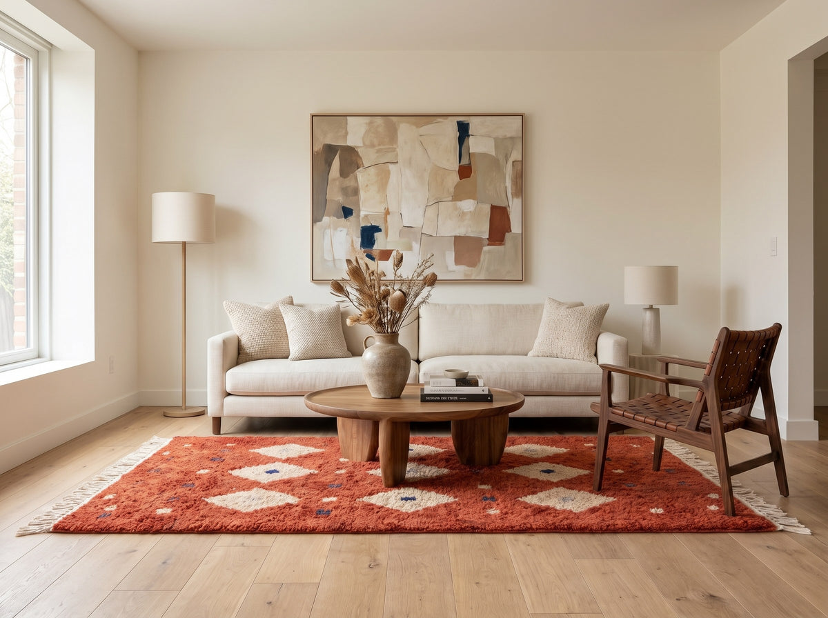 Style déco : intérieur de caractère. Ambiance : lumière naturelle. Pièce : salon