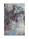 Tapis d'Entrée Design Bleu et Anthracite - Terrazzo