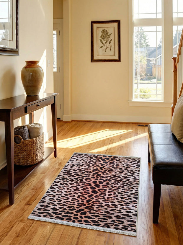 Design-Flurteppich Leopard - Terrazzo