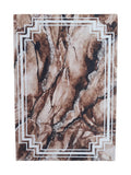 Tapis d'Entrée Moderne Marron - Terrazzo