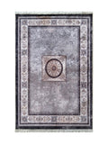 Tapis d'Entrée Oriental Gris et Crème - Terrazzo