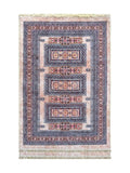 Tapis d'Entrée Oriental Rose et Bleu - Terrazzo