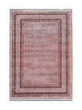 Tapis d'Entrée Oriental Rose et Bordeaux - Terrazzo N°3