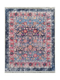 Tapis d'Entrée Vintage Bleu et Rose - Terrazzo N°2