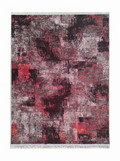 Tapis d'Entrée Vintage Bordeaux et Gris - Terrazzo