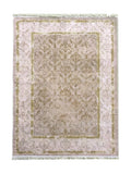 Tapis d'Entrée Vintage Crème et Vert - Terrazzo